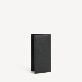 Portafoglio lungo da uomo per carte di credito, nero