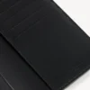 Portafoglio lungo da uomo per carte di credito, nero