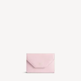 Portafoglio mini a busta da donna in rosa petalo