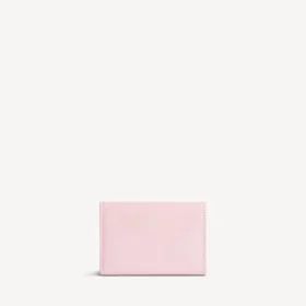 Portafoglio mini a busta da donna in rosa petalo