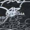 Portafoglio quadrato pieghevole Graffiti “Black White” 594549210LH1090