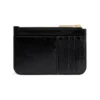 Portamonete e portacarte lungo Monaco con patta “Nero” 7654202AAXB1000