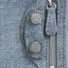 Portamonete Le Cagole in Denim con strass “Blue” 7767692109U4715