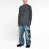 Questo non è il nuovo maglione con logo Balenciaga “Dark Grey” 652981TKVE41069