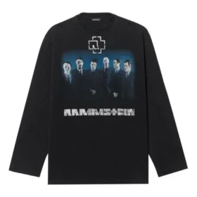 Rammstein Germania – Maglia unisex a maniche lunghe con stampa della band – Nero 651796TLV511000