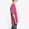Retail Therapy Slit T-shirt “Burgundy Black” 675016TLVB16165
