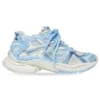 Runner Sneakers “Bianco, azzurro chiaro, rete e nylon” 677402W3RB29744