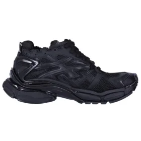 Runner Sneakers “Matte Black Mesh and Nylon” 677403W3RBT1000