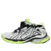 Runner Sneakers “Mesh e nylon bianco, nero e giallo neon” 677403W3RBP1093