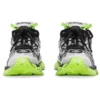 Runner Sneakers “Mesh e nylon bianco, nero e giallo neon” 677403W3RBP1093