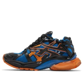 Runner Sneakers “Rete e nylon blu, arancione e nero” 677403W3RB34719