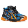 Runner Sneakers “Rete e nylon blu, arancione e nero” 677403W3RB34719