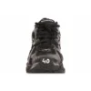 Runner Sneakers “Rete nera e nylon con decorazioni trasparenti multicolori” 677402W3RB11000