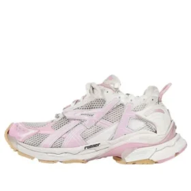 Runner Sneakers “Rete rosa baby e nylon bianchi” 677403W3RB39059