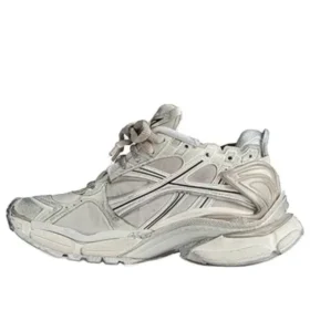 Runner Sneakers “Tessuto in nylon beige effetto pelle scamosciata” 772767W3RNY9797