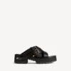 Sabot aperte Venom da donna in marrone
