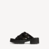 Sabot aperte Venom da donna in marrone