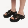 Sabot aperte Venom da donna in marrone