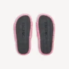 Sabot aperto da donna con pelliccia in rosa dolce Sabot aperto da donna con pelliccia in rosa dolce