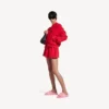 Sabot aperto da donna con pelliccia in rosa dolce Sabot aperto da donna con pelliccia in rosa dolce