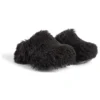 Sabot Crocs “Black Fake Fur on Rubber” 720762W0FOU1000