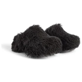 Sabot Crocs “Black Fake Fur on Rubber” 720762W0FOU1000