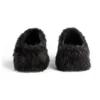 Sabot Crocs “Black Fake Fur on Rubber” 720762W0FOU1000