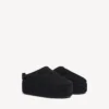 Sabot da donna Alaska Soft con plateau, colore nero