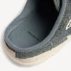 Sabot da donna in Denim modello “Hamptons” blu/bianco sporco