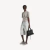 Sabot da donna in Denim modello “Hamptons” blu/bianco sporco