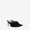 Sabot da donna in pelle duchesse, colore nero