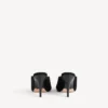 Sabot da donna in pelle duchesse, colore nero