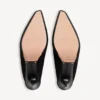 Sabot da donna in pelle duchesse, colore nero