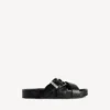 Sabot da uomo con cintura, colore nero