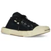Sabot Paris “Cotone nero strappato e gomma bianca” 693953W3RC31090