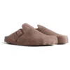 Sabot Sunday “Pelle di vitello scamosciata marrone chiaro” 761284WCGA12010