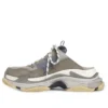 Sabot Triple S “Grigio-blu con doppia schiuma e mesh” 755687W3SM11259