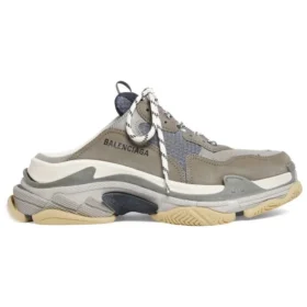 Sabot Triple S “Grigio-blu con doppia schiuma e mesh” 755687W3SM11259