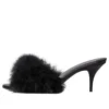 Sandali Boudoir 70 mm “Black Feathers” 787447W0WMQ1000