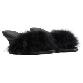 Sandali Boudoir 70 mm “Black Feathers” 787447W0WMQ1000