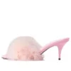 Sandali Boudoir da 70 mm “Pink Feathers” 787447W0WMQ5000