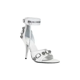 Sandali Cagole 110 mm “White Arena Lambskin” 743057WAD4E9081 Sandali Cagole 110 mm “White Arena Lambskin” 743057WAD4E9081