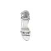 Sandali Cagole 110 mm “White Arena Lambskin” 743057WAD4E9081