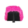 Sandali col tacco peloso da 80 mm “Pink” 656632W2DO15096