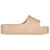 Sandali con ciabatta dal tacco grosso “Gomma beige” 654315W1S899230