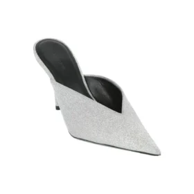 Sandali con cinturino posteriore Glitter Knife “Silver” 579279WA7018163