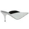 Sandali con cinturino posteriore Glitter Knife “Silver” 579279WA7018163