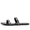Sandali con logo “Calf Black” 694999WCAE11090