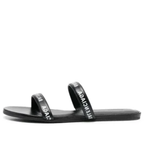 Sandali con logo “Calf Black” 694999WCAE11090