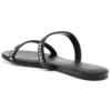 Sandali con logo “Calf Black” 694999WCAE11090